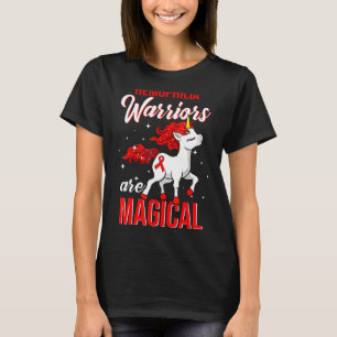 Camiseta Unicórnio Guerreiro da Consciência Hemofilia