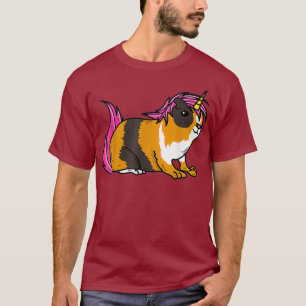 Camiseta Unicórnio Guiné Porco Legal Cavalo de Hamster Engr