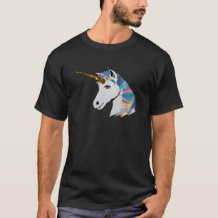 Camiseta unicórnio holográfico