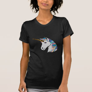 Camiseta unicórnio holográfico