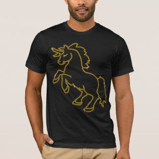 Camiseta Unicórnio impresso do topázio do cristal de rocha