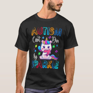 Camiseta Unicórnio Infantil Conscientização do Autismo Para