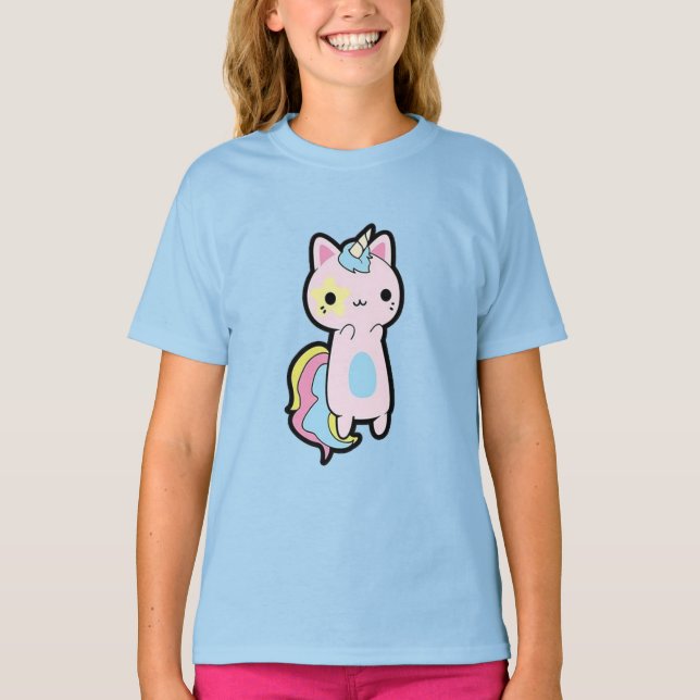 Camiseta Unicornio Kawaii (Frente)