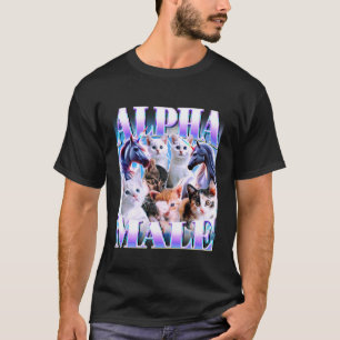Camiseta Unicórnio Macho Alfa Gato Fofo Meme Irônico Engraç