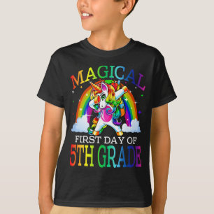 Camiseta Unicórnio Mágico do 1º Dia do 5 Grau