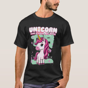 Camiseta Unicórnio Mais Brilho Menos Amargor Unicórnio