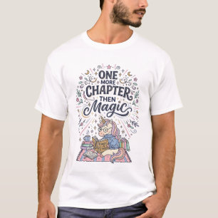 Camiseta Unicórnio Mais Um Capítulo Então Magia Impressão P