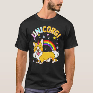 Camiseta Unicórnio Masculino Corgi Crossover Unicorgi