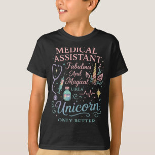 Camiseta Unicórnio Médico Certificado Cma Médico Instantâne