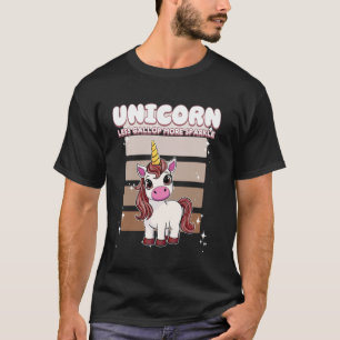 Camiseta Unicórnio Menos Galope Mais Brilho Unicórnio 2