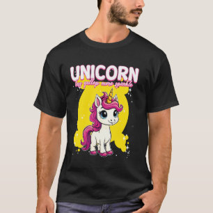Camiseta Unicórnio Menos Galope Mais Esmagador Unicórnio