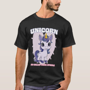 Camiseta Unicórnio Menos Galope Mais Esmagador Unicórnio 1