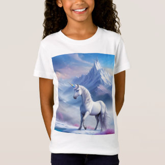 Camiseta Unicórnio místico num reino de fantasia mágica