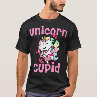 Camiseta unicórnio Namorados de cupido Unicorn