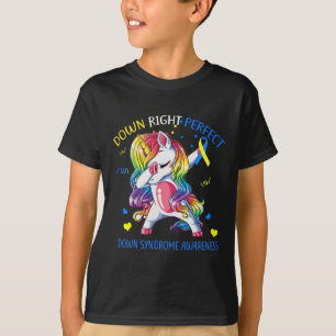 Camiseta Unicórnio para Baixo, Perfeito para Baixo, Sensibi