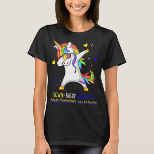 Camiseta Unicórnio para Baixo, Síndrome Perfeita para Baixo