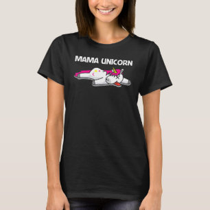 Camiseta Unicórnio Para Mulheres Mãe Criatura Mítica