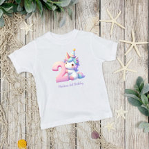 Unicórnio Personalizado Aniversário de 2 anos Meni