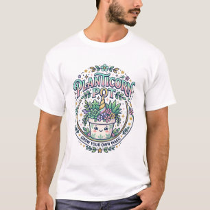 Camiseta Unicórnio Planticórnio Pote POD Pronto POD Arte_1