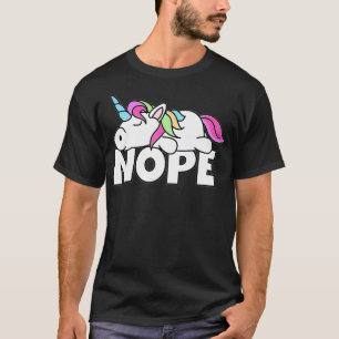 Camiseta Unicórnio Preguiçoso Hoje Não É Premium