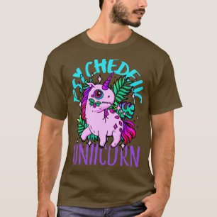 Camiseta Unicórnio Psicélico Louco, Trabalho de arte 1