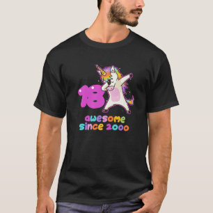 Camiseta Unicórnio que Faz Dabing Incrível Desde 2000 Anive