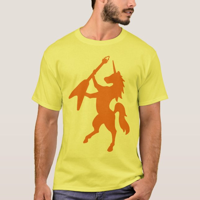 Camiseta Unicórnio que joga a guitarra (Frente)