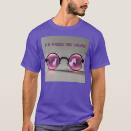 Camiseta unicórnio rosa invisível