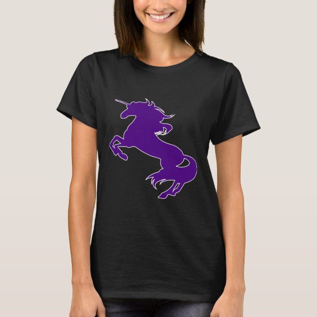 Camiseta Unicórnio Roxo (Frente)