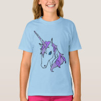 Unicórnio roxo da faísca