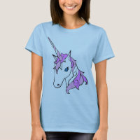 Unicórnio roxo da faísca