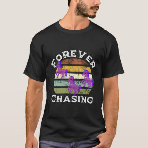 Camiseta Unicórnio Roxo Para Sempre Perseguindo Recrutament