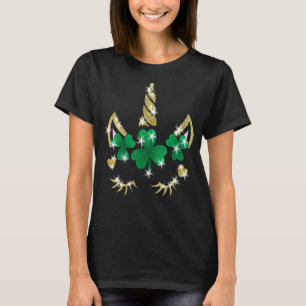 Camiseta Unicórnio Sarcástico Face Impressão Cute Saint Pat
