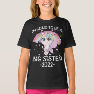 Camiseta Unicórnio serei uma Irmã Grande 2022