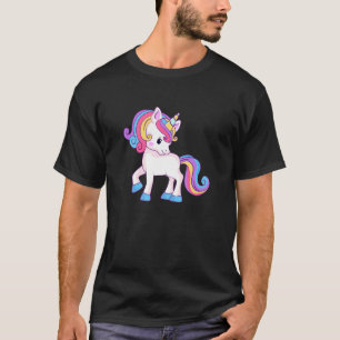 Camiseta Unicórnio Unicórnio Fábricas Coloridas Histórias A