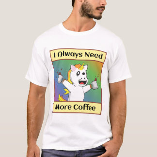 Camiseta Unicórnio Viciado em Café