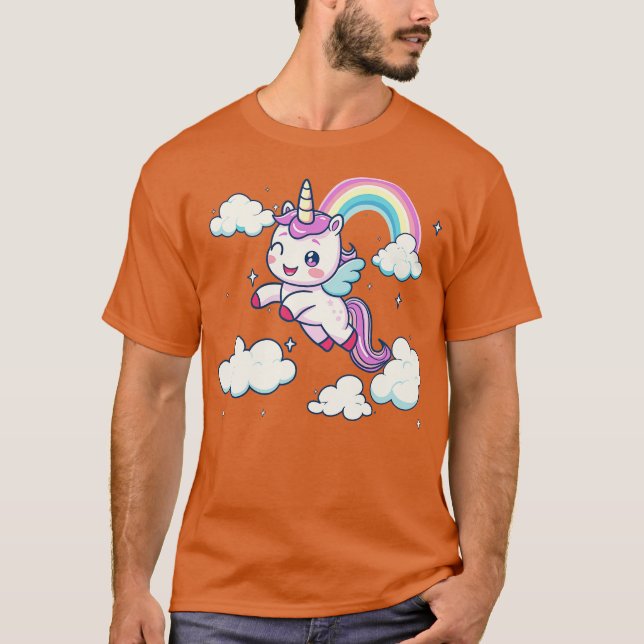 Camiseta unicórnio voador (Frente)