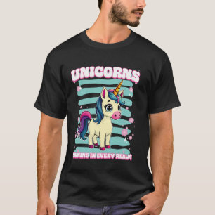 Camiseta Unicórnios Brilhando Em Todo O Reino Unicórnio