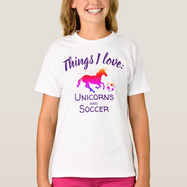 Camiseta Unicórnios e futebol (Frente)