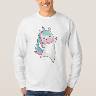 Camiseta Unicórnios Mágicos da Unicórnio Rosa Animais de Ka