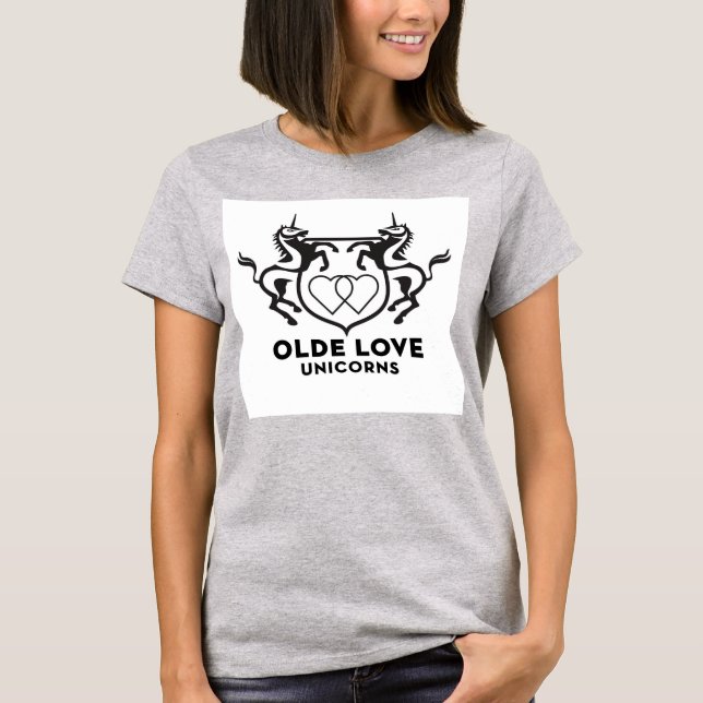 Camiseta Unicórnios parecem cor-de-rosa (Frente)