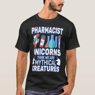 Camiseta Unicórnios Pensam Farmacêuticos farmacêutico farmá