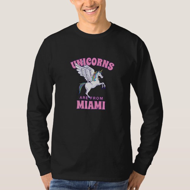 Camiseta Unicórnios São De Amigos De Miami Florida Fl Buddy (Frente)