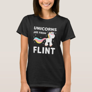 Camiseta Unicórnios São De Flint Michigan Residente Mi Loca
