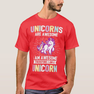 Camiseta Unicórnios são incríveis Eu sou um Unicórnio
