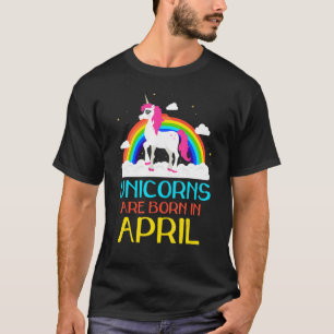 Camiseta Unicórnios São Nasceres No Arco-Íris De Abril Lega