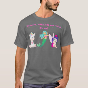 Camiseta Unicórnios sereias e feiras