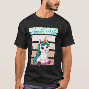 Camiseta Unicórnios Seu Esquadrão de Brilho Definitivo Unic