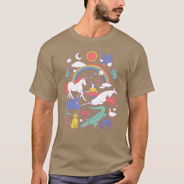 Camiseta Unicórnios vintage (Frente)