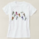Camiseta Unicorns Bella+Canvas - Círculo Fluido Superior, B (Frente do Design)